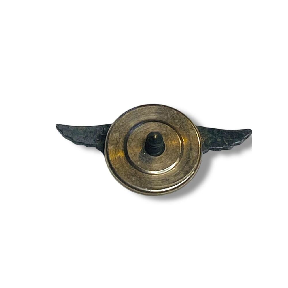Vintage National Aeronautic Association (Naa) Wings Lapel Pin 1" Sterling Silver View 4